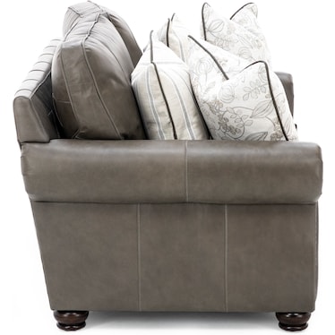 Clancy Leather Loveseat