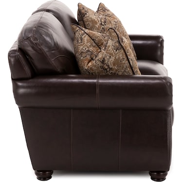 Clarence Leather Loveseat