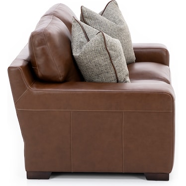 Everest Leather Loveseat With Wireless Charging