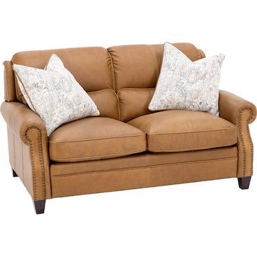 Midland Leather Loveseat