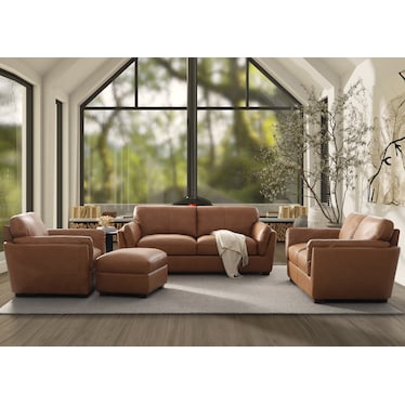 River Leather Sofa