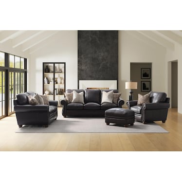 Clancy Leather Sofa