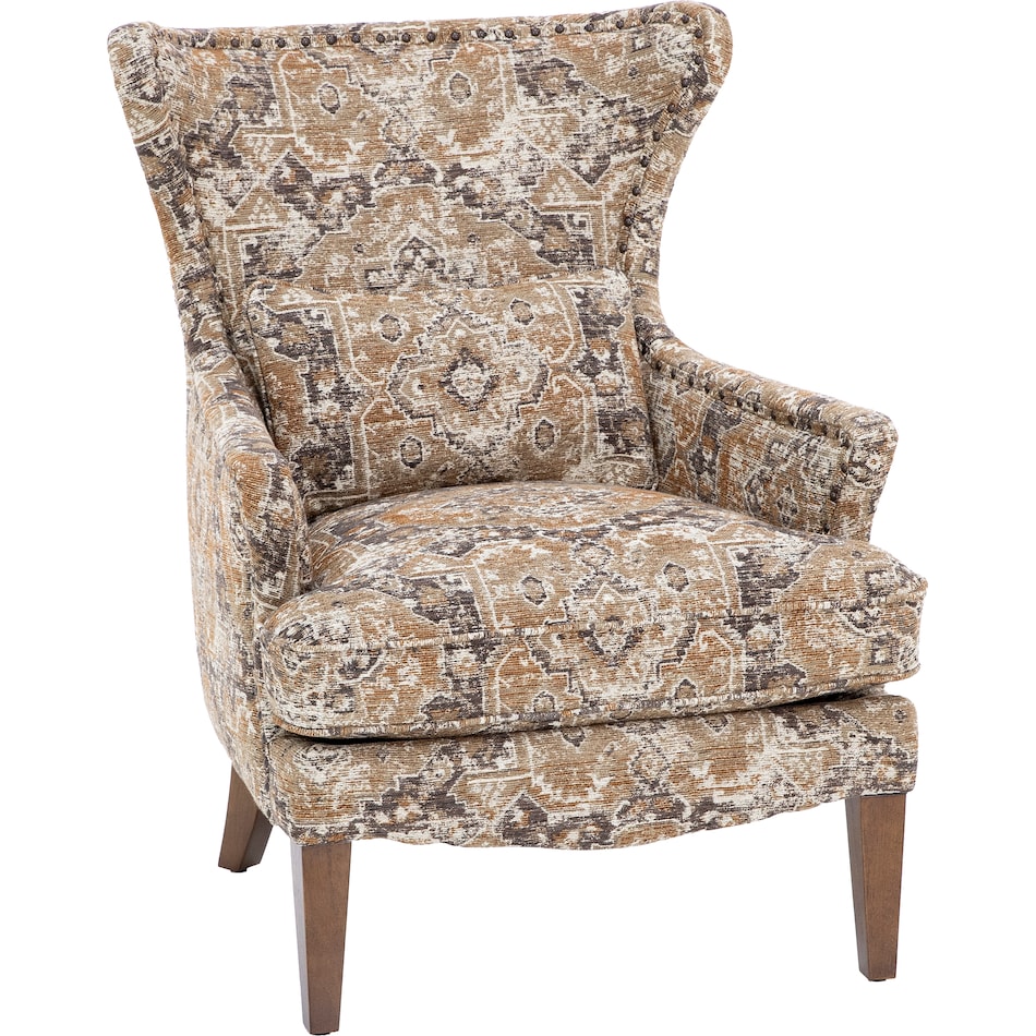 sili brown accent chair z  