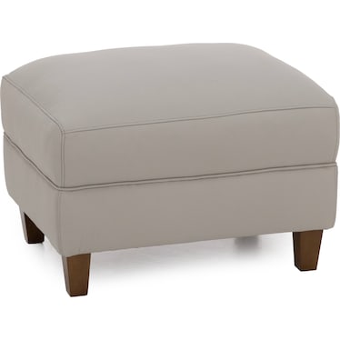 McAllen Leather Ottoman