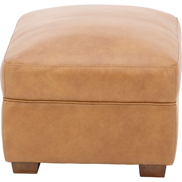 River Leather Ottoman