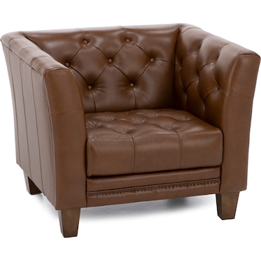Westchester Leather Tufted Chair