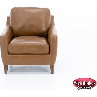 Filly Leather Chair in Camel