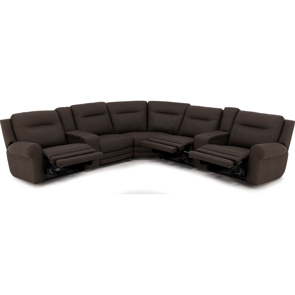 sili brown mtn lth sectional piece pkg  