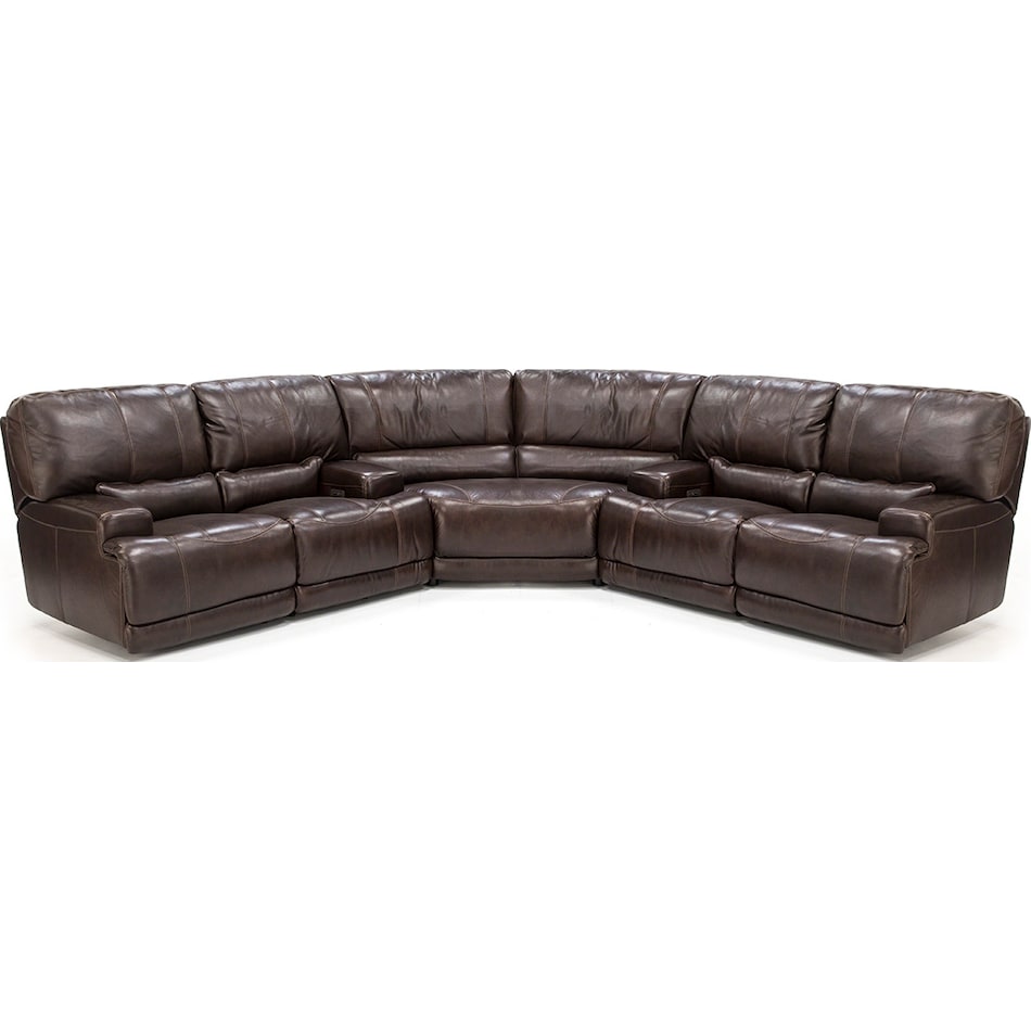 sili brown mtn lth sectional piece pkg  