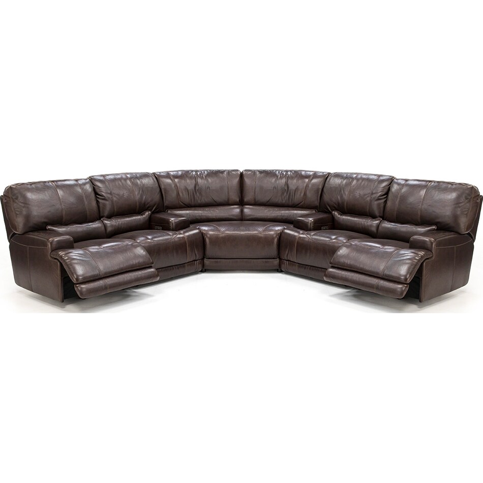 sili brown mtn lth sectional piece pkg  