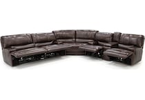 sili brown mtn lth sectional piece pkg  