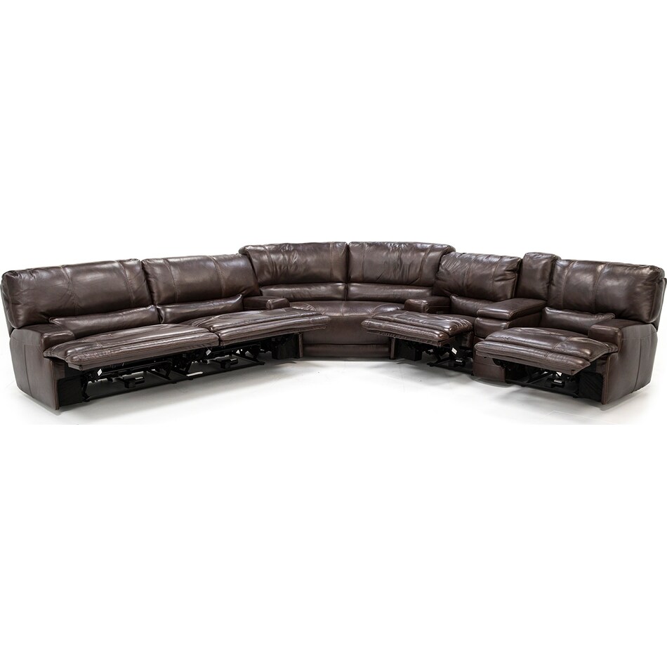 sili brown mtn lth sectional piece pkg  