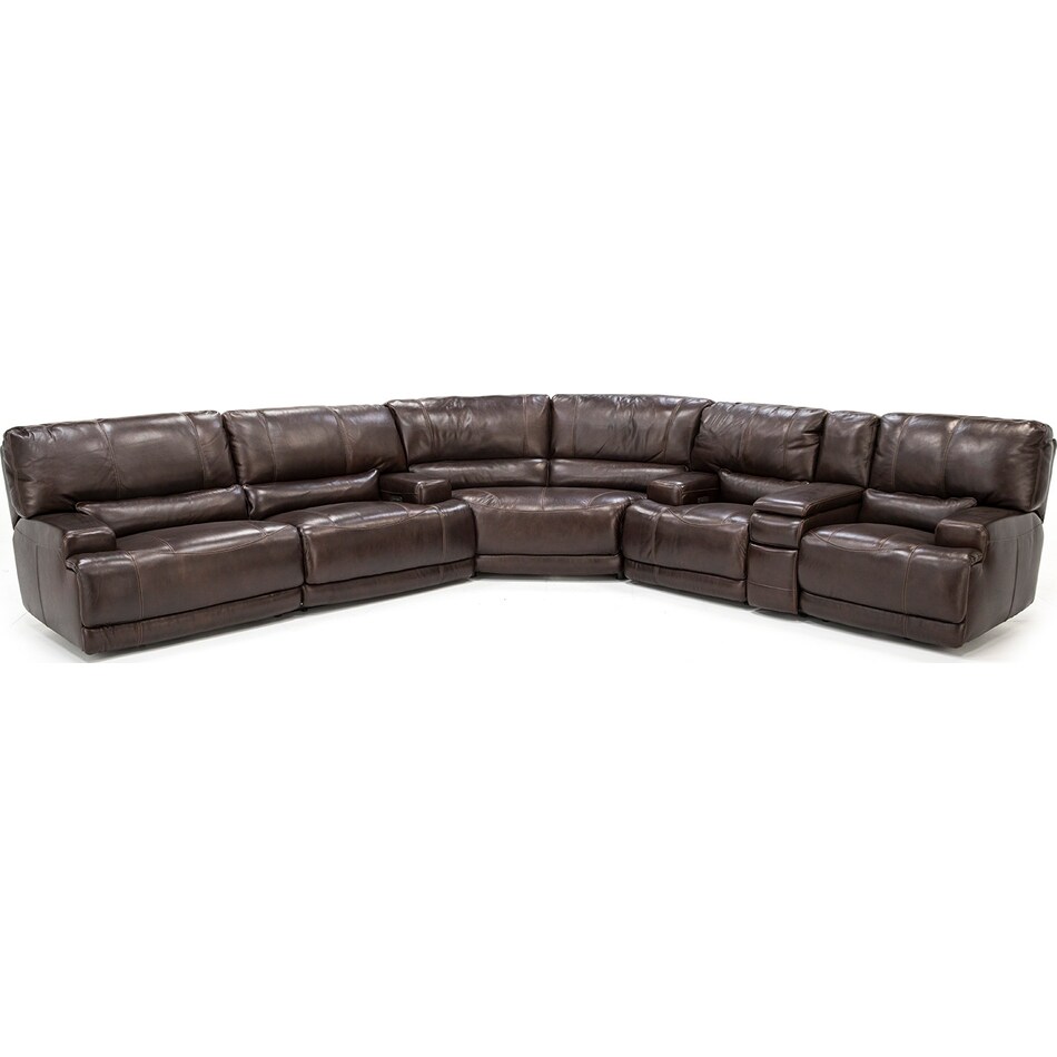 sili brown mtn lth sectional piece pkg  