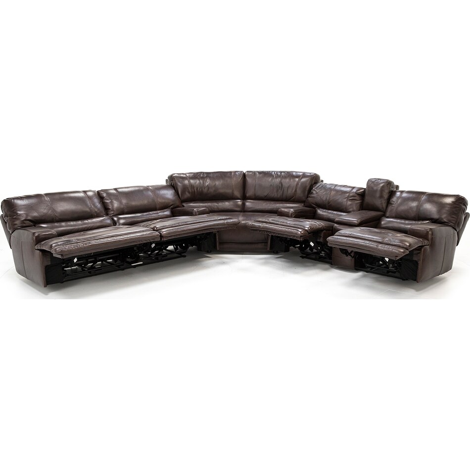 sili brown mtn lth sectional piece pkg  