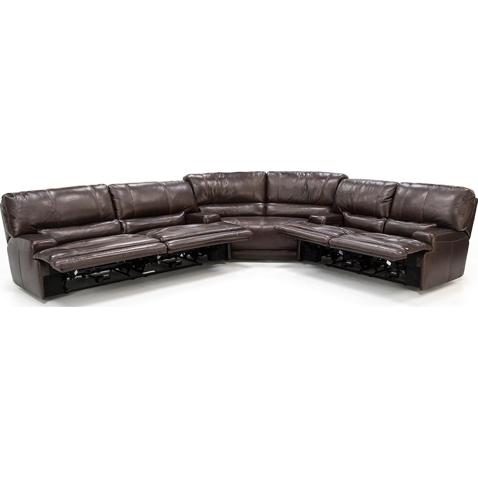 sili brown mtn lth sectional piece pkg  