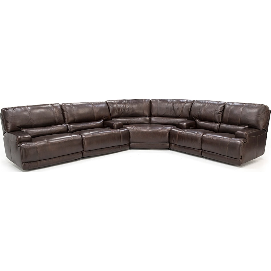 sili brown mtn lth sectional piece pkg  