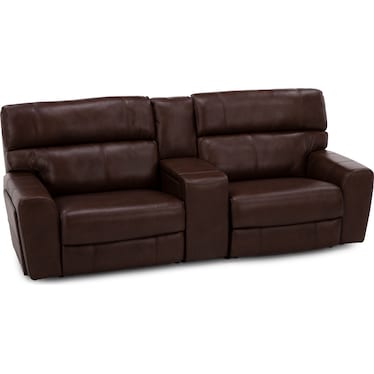 Teller 3-Pc. Leather Fully Loaded Zero Gravity Reclining Console Loveseat With Wireless Charging