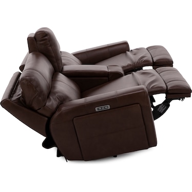 Teller 3-Pc. Leather Fully Loaded Zero Gravity Reclining Console Loveseat With Wireless Charging
