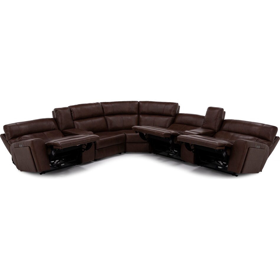 sili brown mtn lth sectional piece pkg  