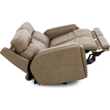 Monroe 2-Pc. Leather Power Headrest Zero Gravity Reclining Loveseat