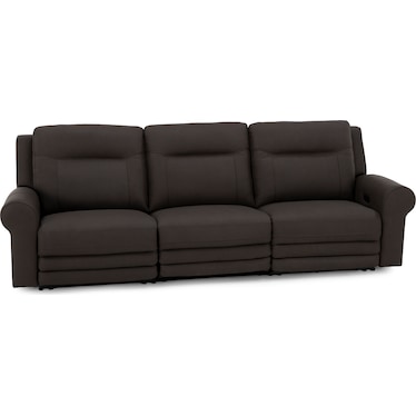 Candice 3-Pc. Leather Power Headrest Zero Gravity Reclining Sofa