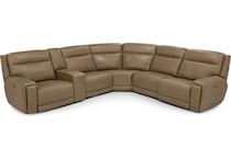 sili brown mtn lth sectional piece pkg  