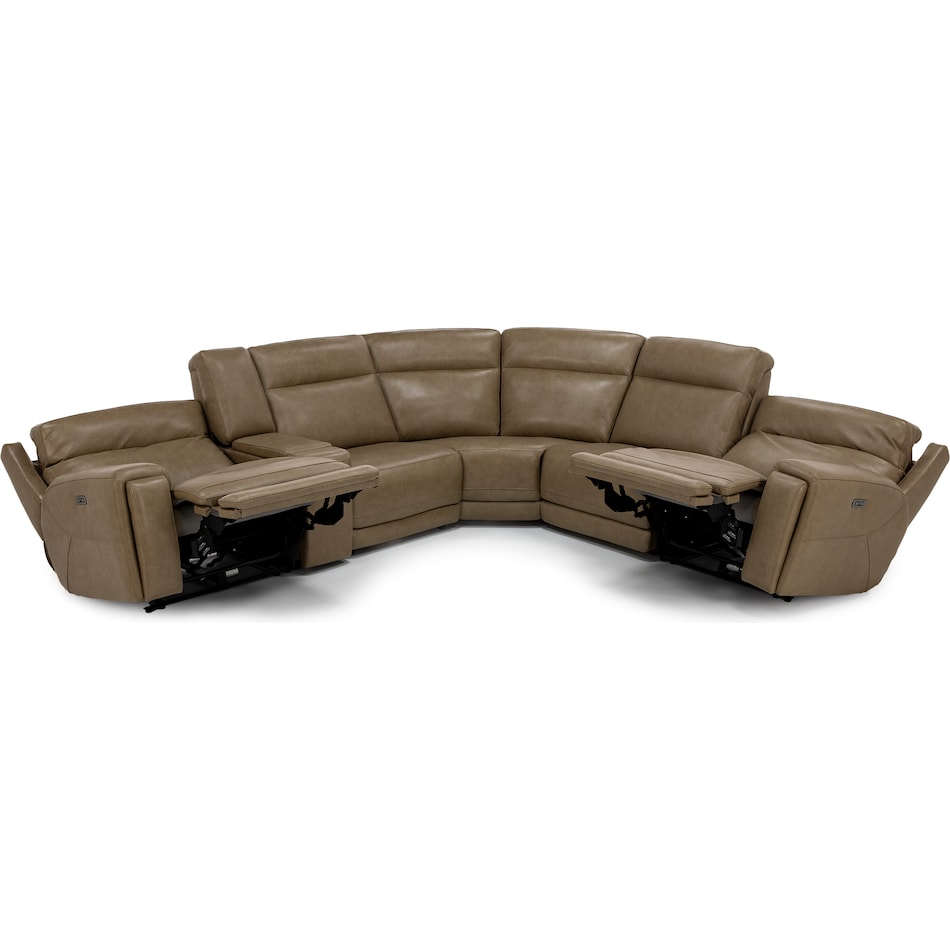 sili brown mtn lth sectional piece pkg  