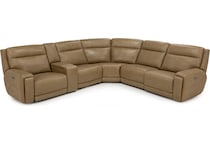sili brown mtn lth sectional piece zpkg  