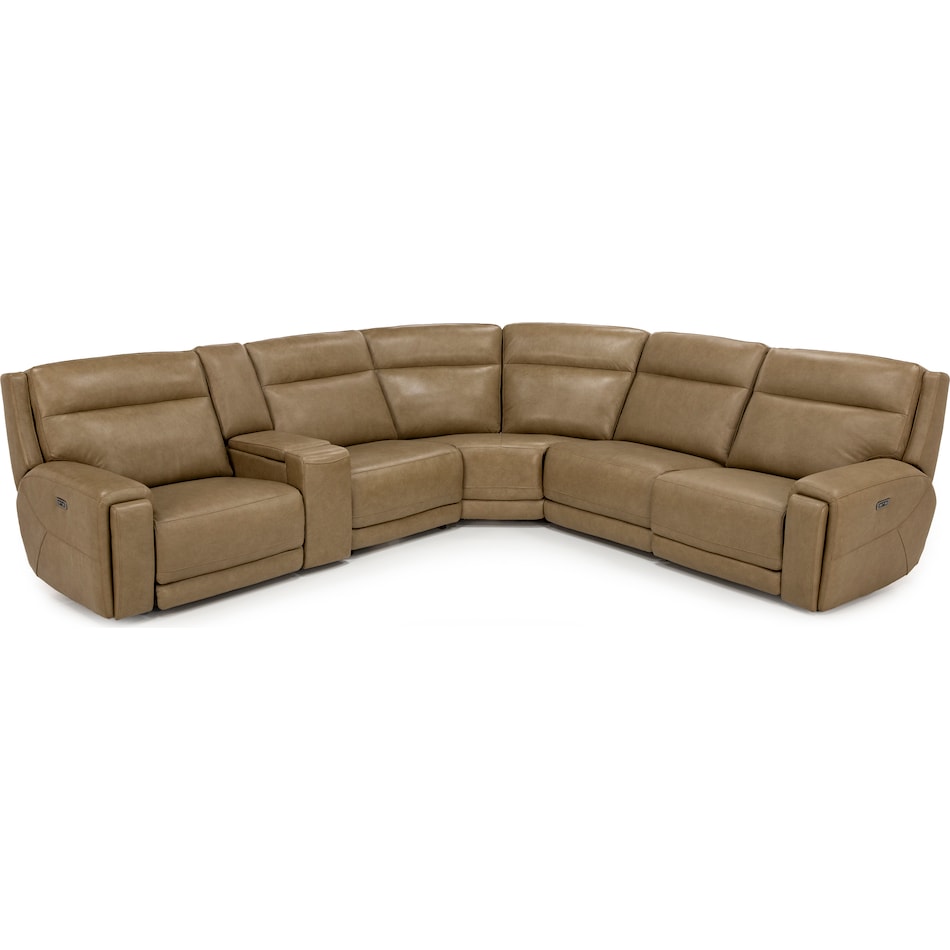 sili brown mtn lth sectional piece zpkg  
