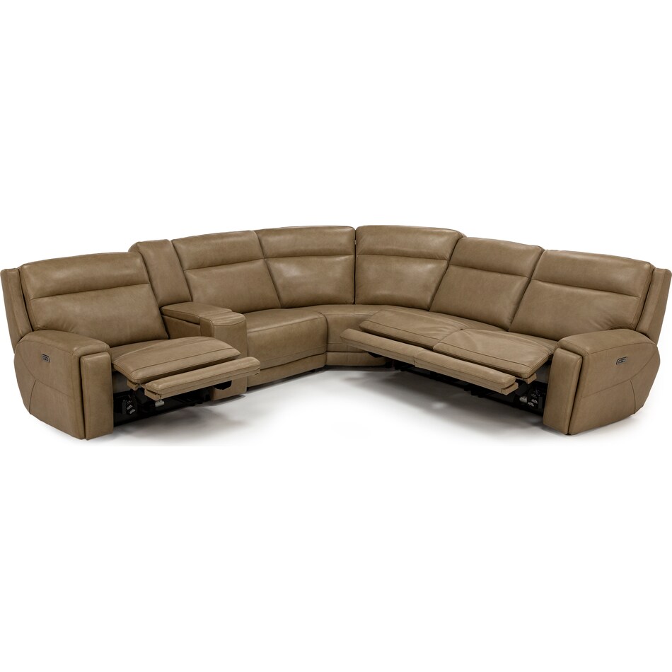 sili brown mtn lth sectional piece zpkg  