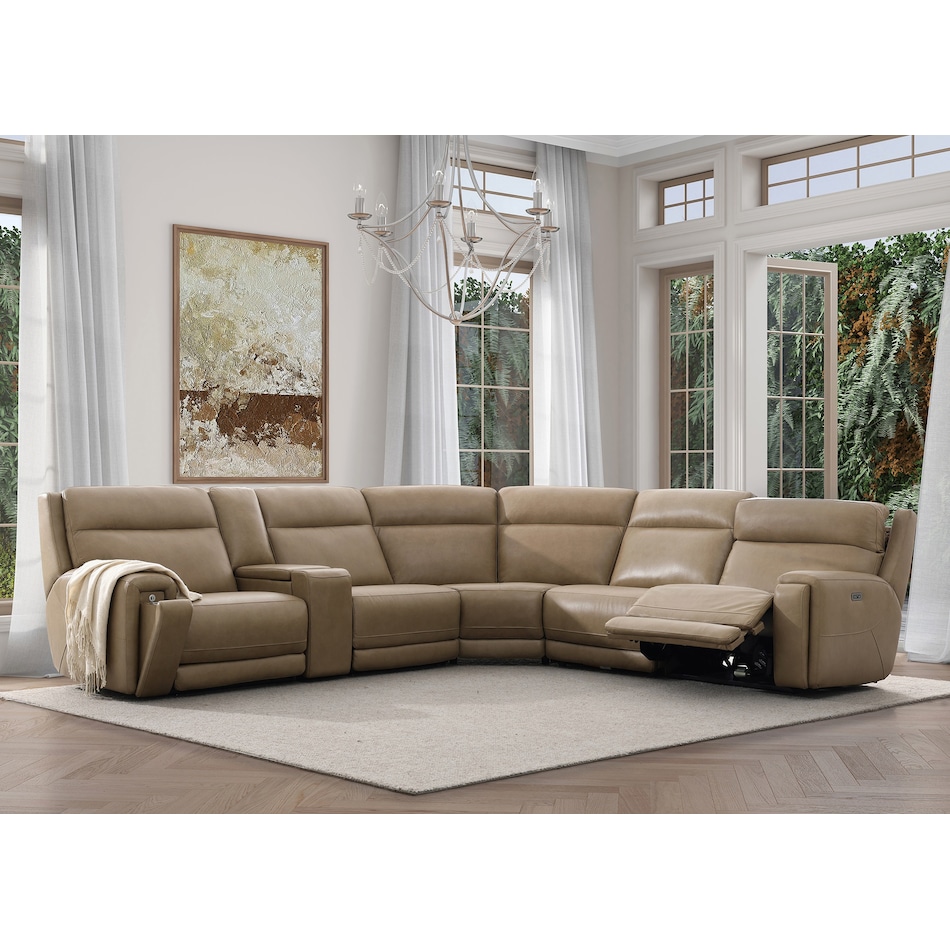 sili brown mtn lth sectional piece zpkg  
