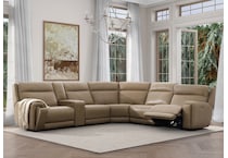 sili brown mtn lth sectional piece zpkg  