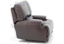 sili brown recliner   