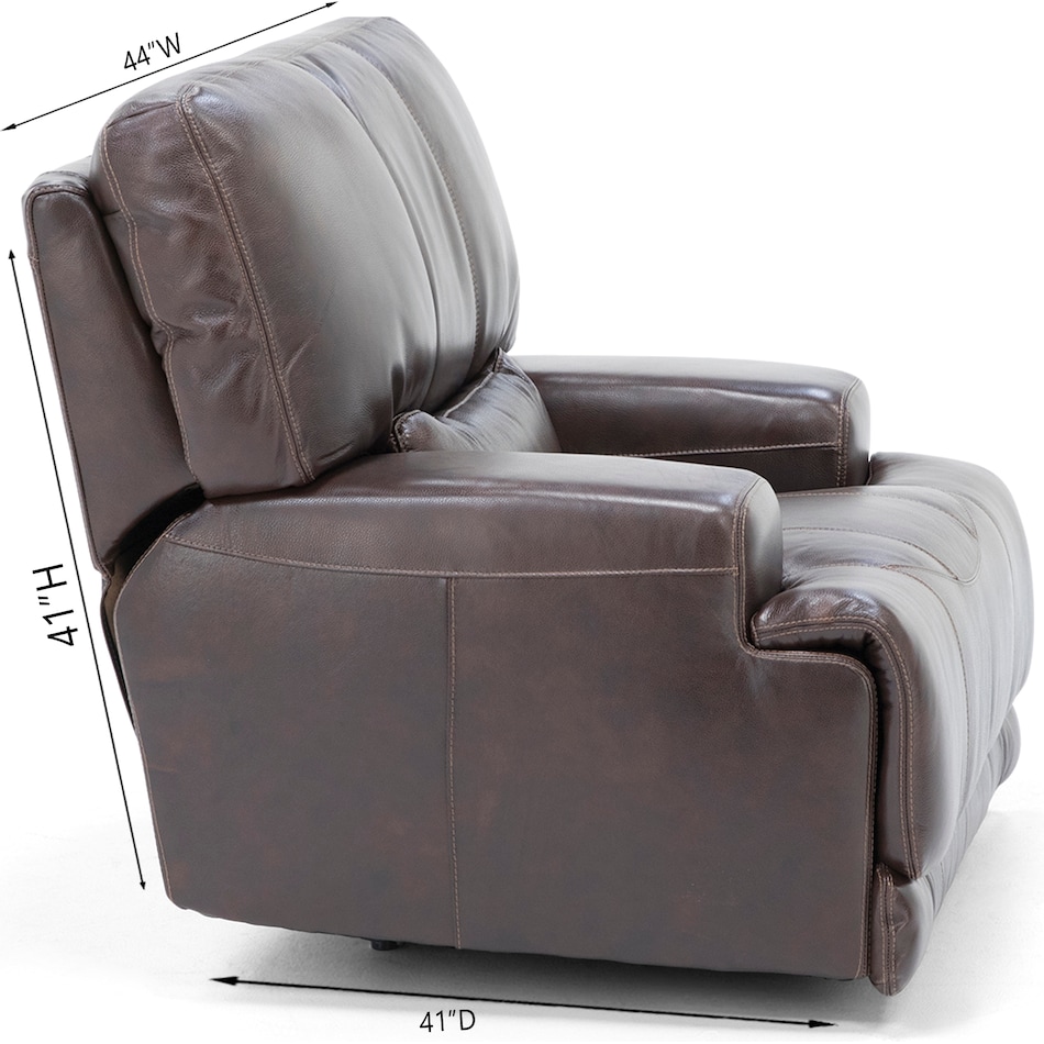 sili brown recliner   