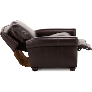 Clarence Leather Manual Recliner