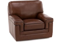 sili brown swivel chair z  