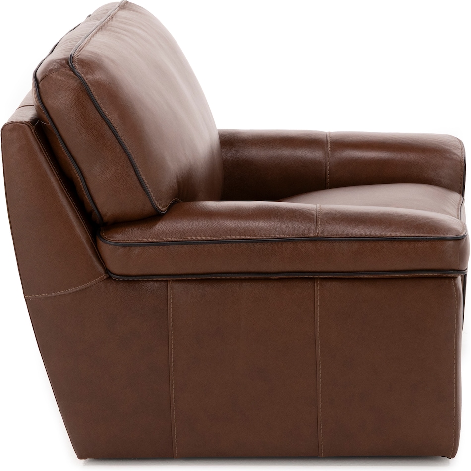sili brown swivel chair z  
