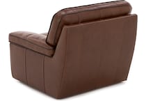 sili brown swivel chair z  