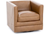 sili brown swivel chair z  