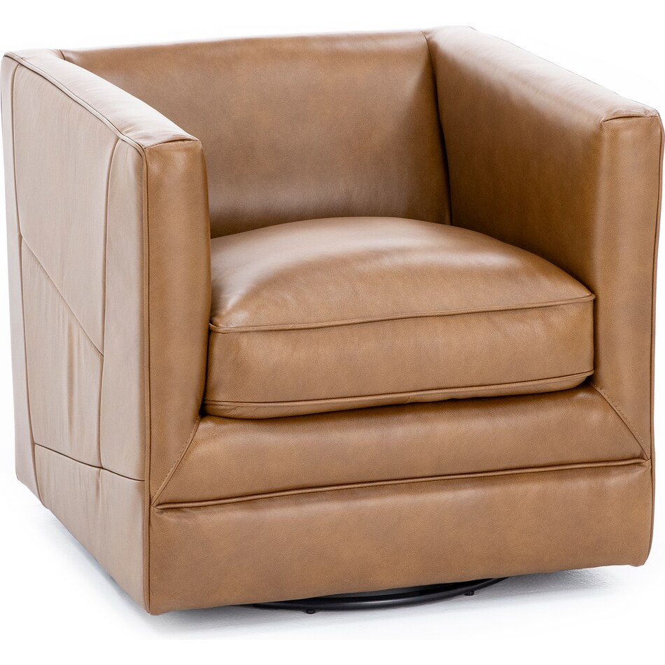sili brown swivel chair z  