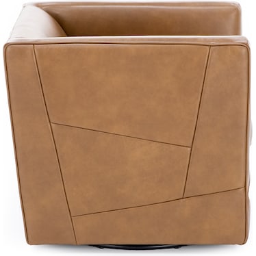 Spector Leather Swivel Chair