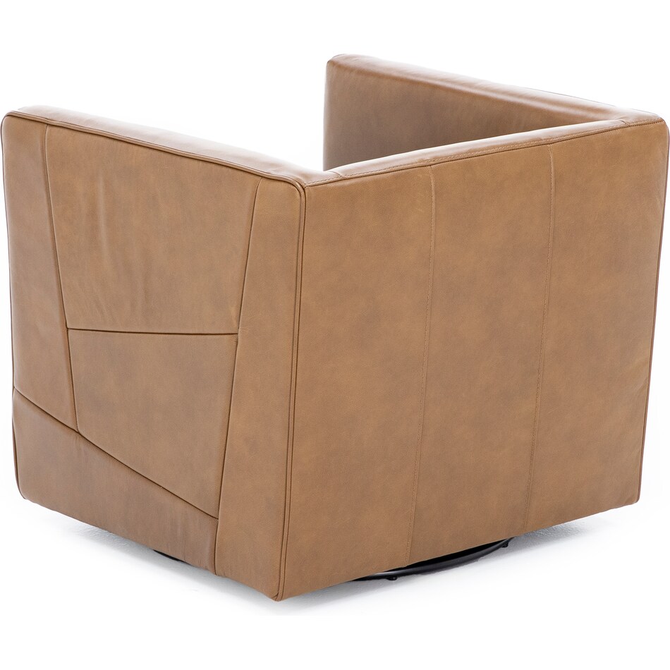 sili brown swivel chair z  