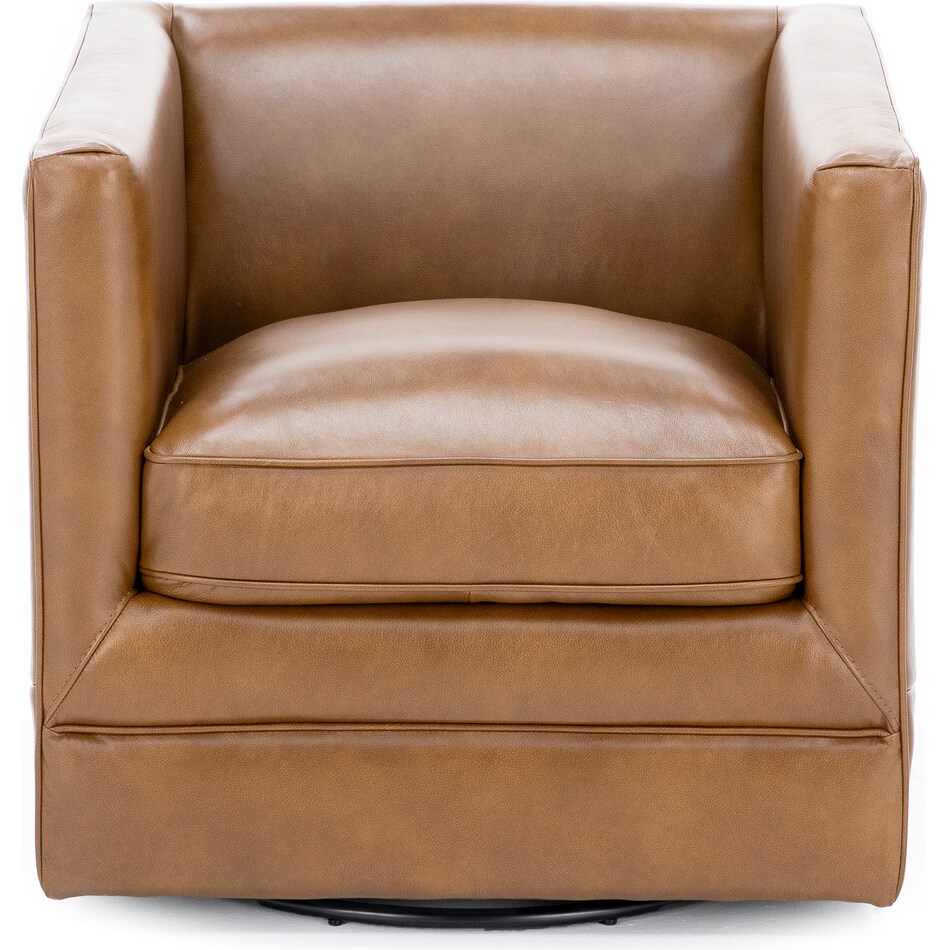 sili brown swivel chair z  