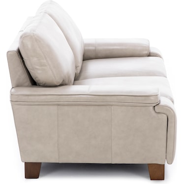 Stallion Leather Loveseat With Hidden Cupholders