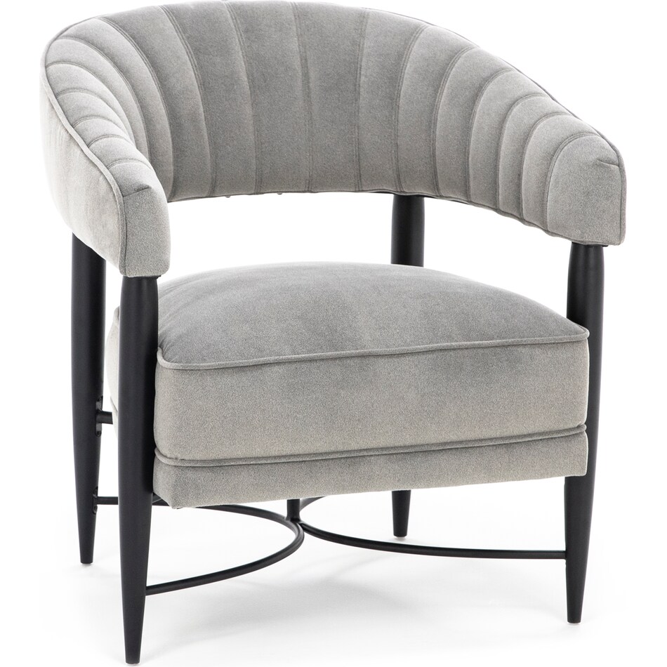 sili grey accent chair   
