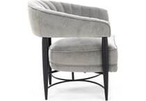 sili grey accent chair   