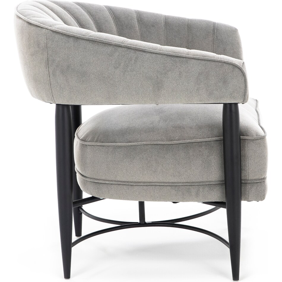 sili grey accent chair   