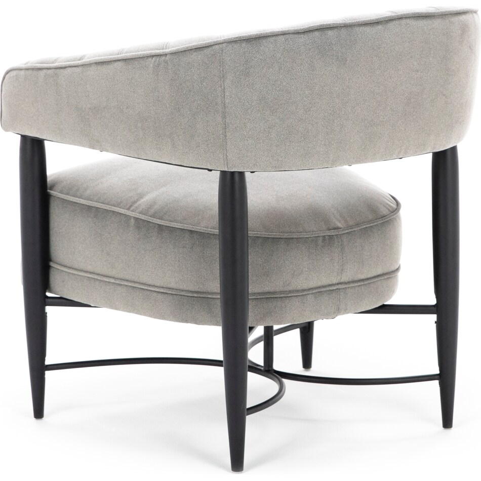 sili grey accent chair   