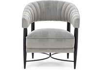 sili grey accent chair   