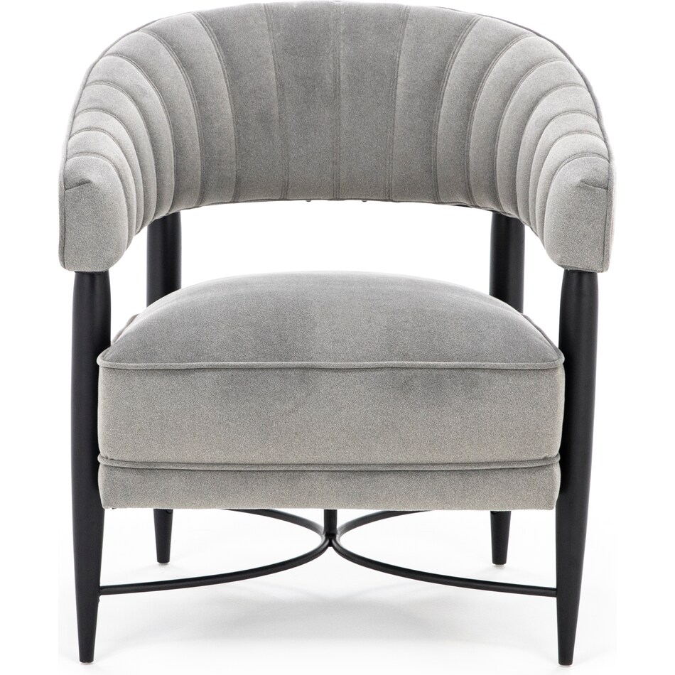 sili grey accent chair   